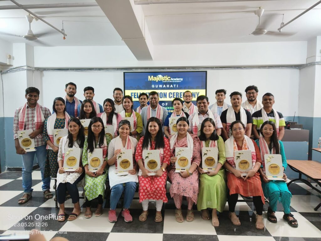 student with certificate