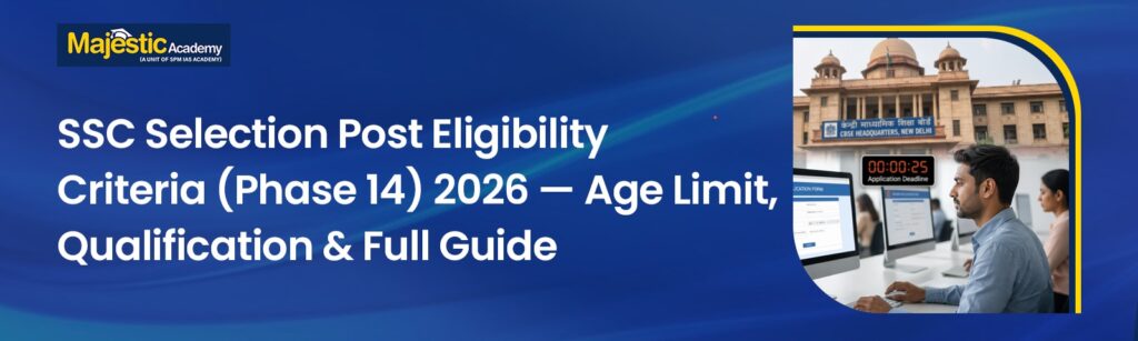 SSC Selection Post Eligibility Criteria