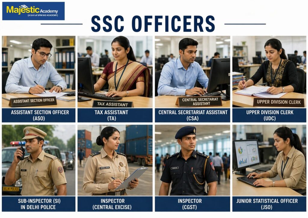 SSC CGL Posts List Jobs