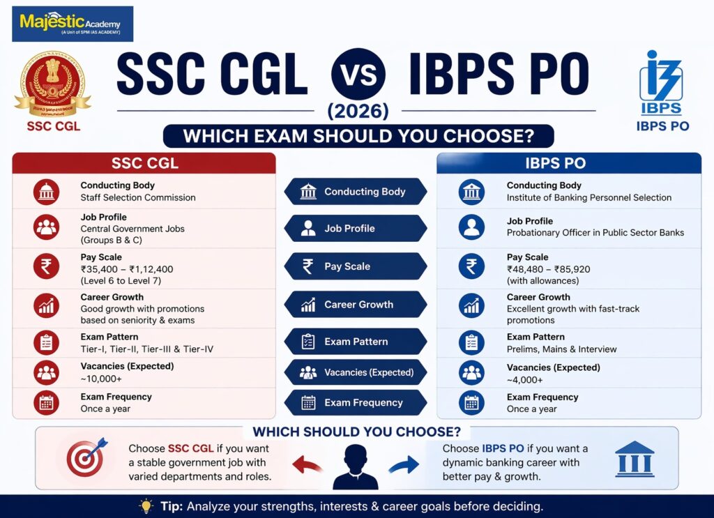 SSC CGL vs IBPS PO 2026