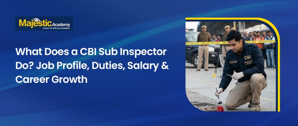 CBI Sub Inspector Job Profile, Salary and Career Growth