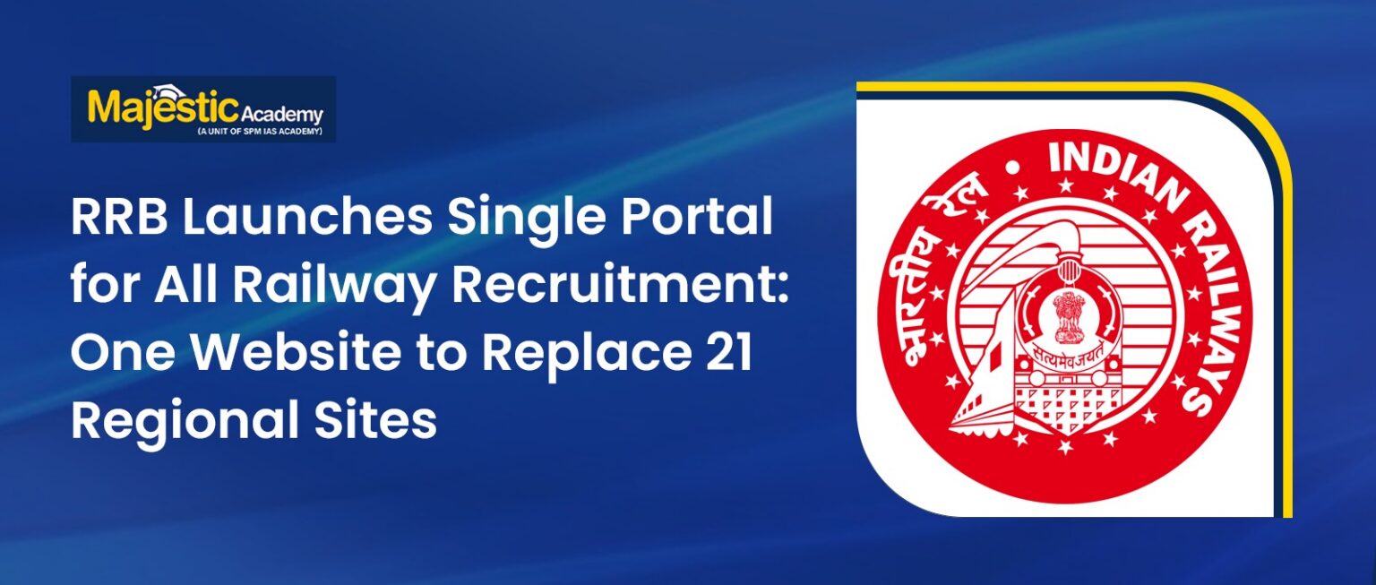 RRB Single Portal for All Railway Recruitment Updates