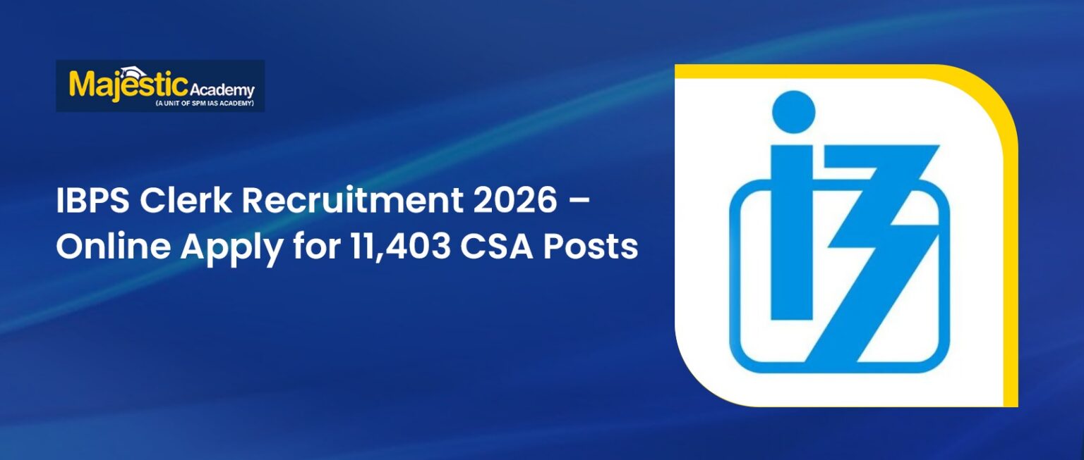 IBPS Clerk Recruitment 2026 Apply Online for 11,403 Posts