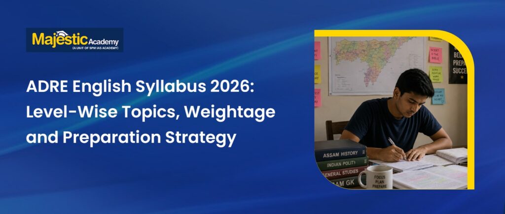 ADRE English Syllabus 2026 Level-Wise Topics & Tips