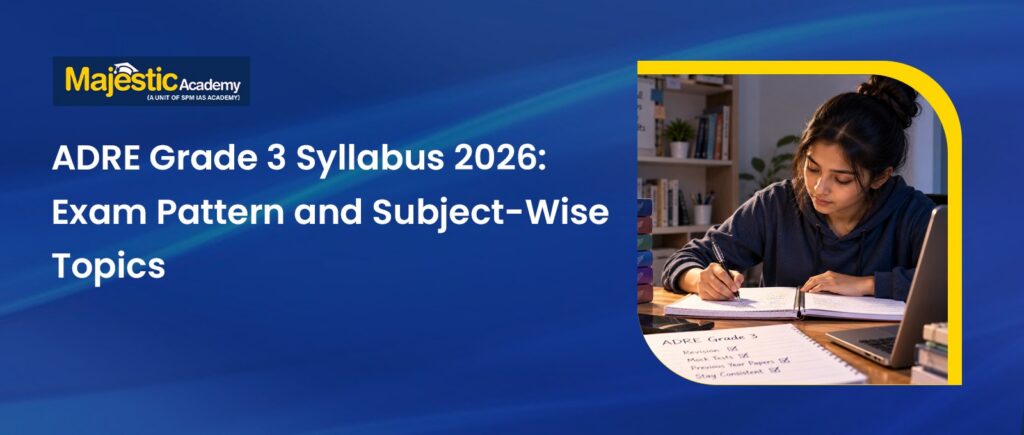 ADRE Grade 3 Syllabus 2026