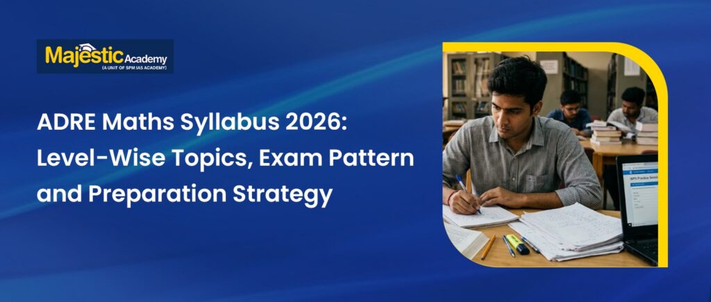 ADRE Maths Syllabus 2026 Topics and Exam Pattern