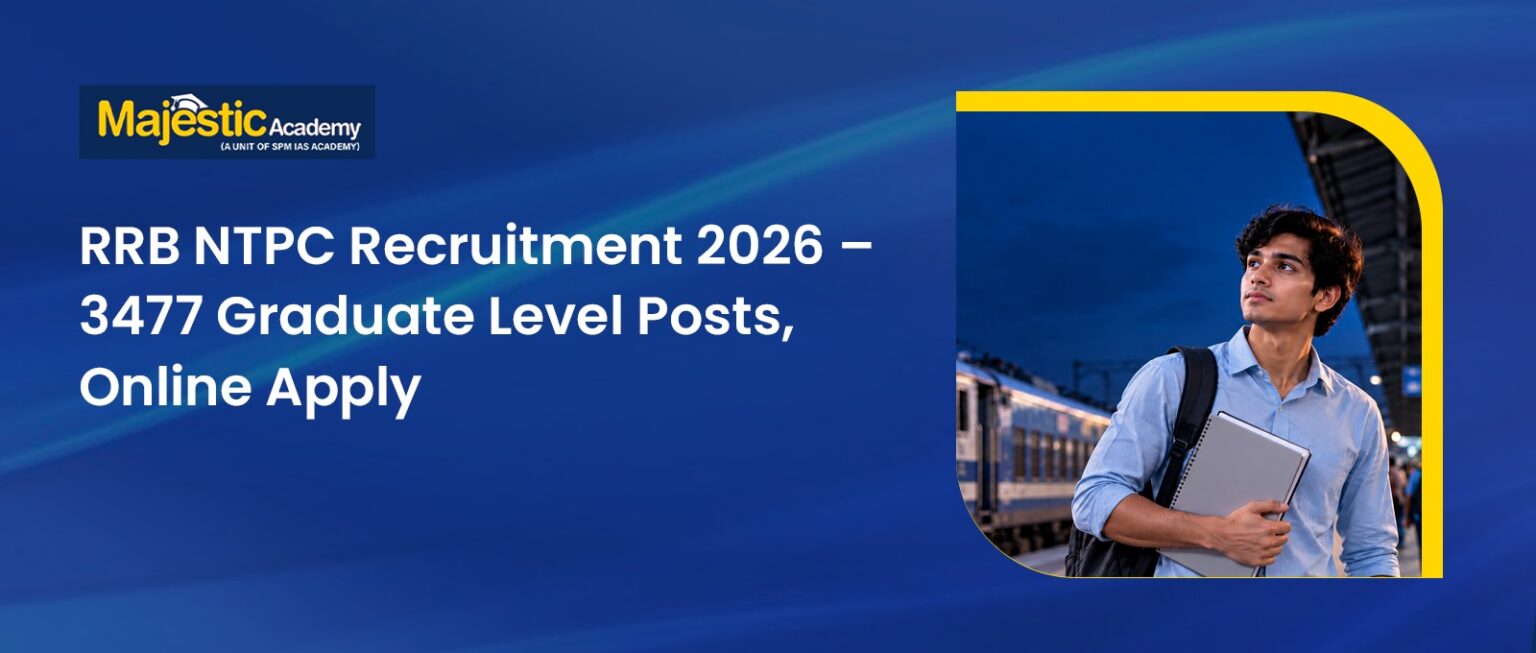 RRB NTPC Recruitment 2026 Apply Online for 3477 Posts