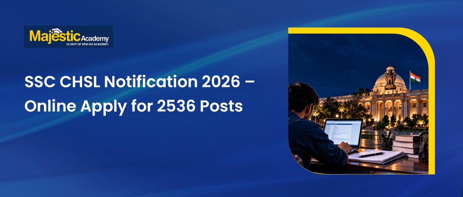 SSC CHSL Notification 2026 2536 Posts and Apply Online