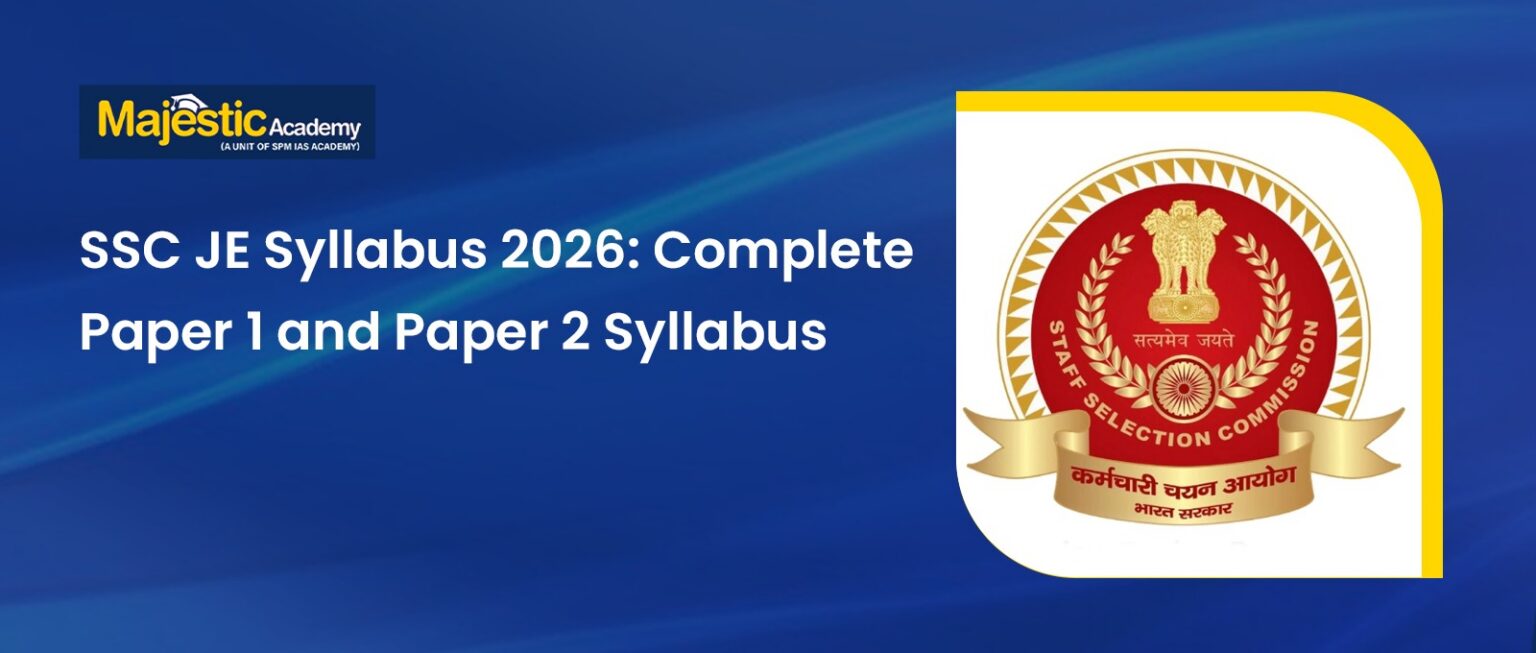 SSC JE Syllabus 2026 Paper 1 & Paper 2 Complete Guide