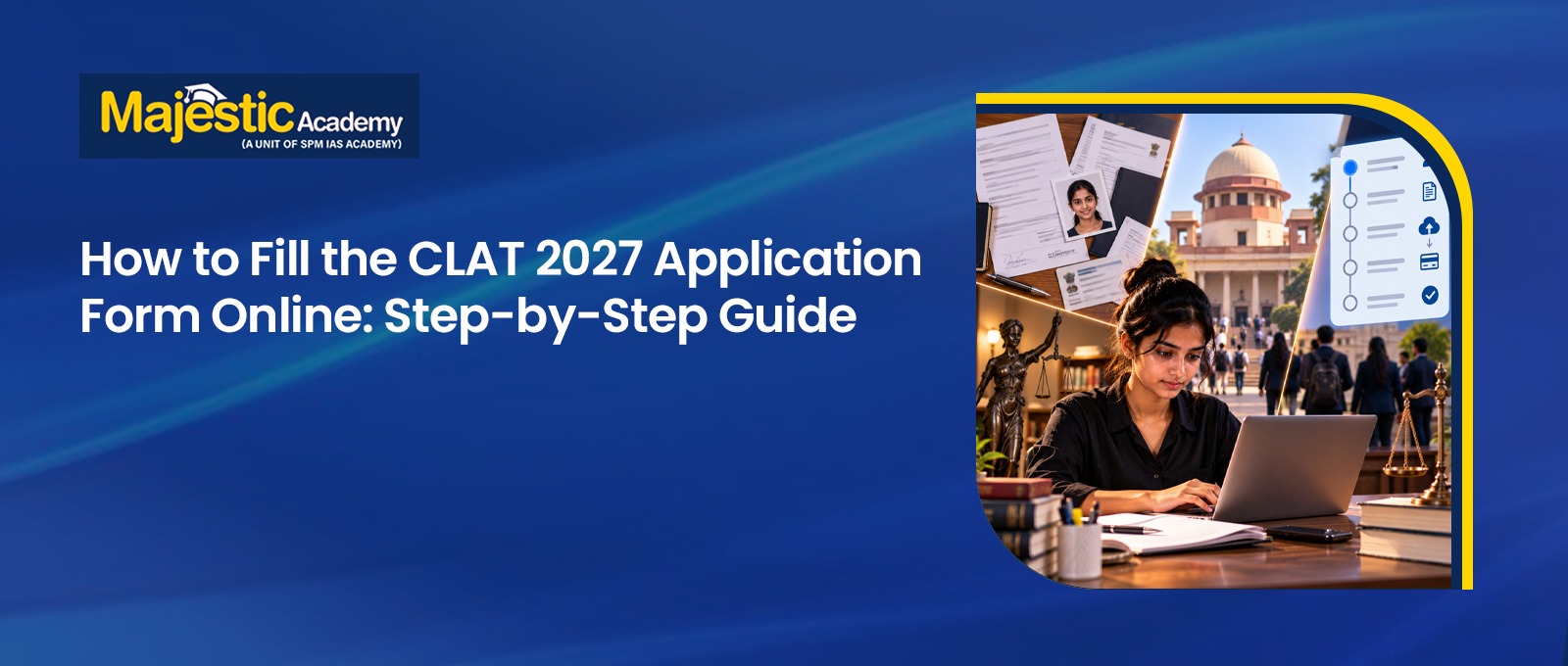 CLAT 2027 Application Form Apply Online Step by Step