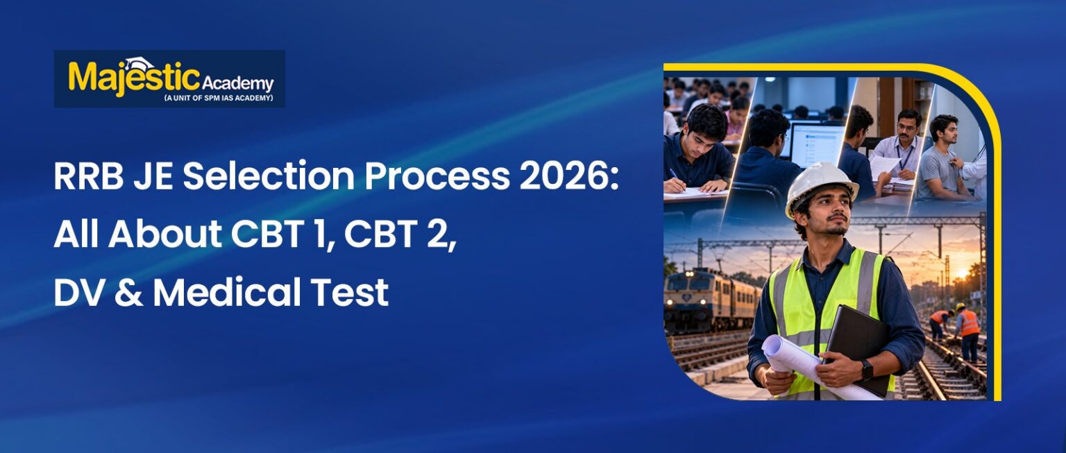 RRB JE Selection Process 2026 CBT 1, CBT 2 and DV