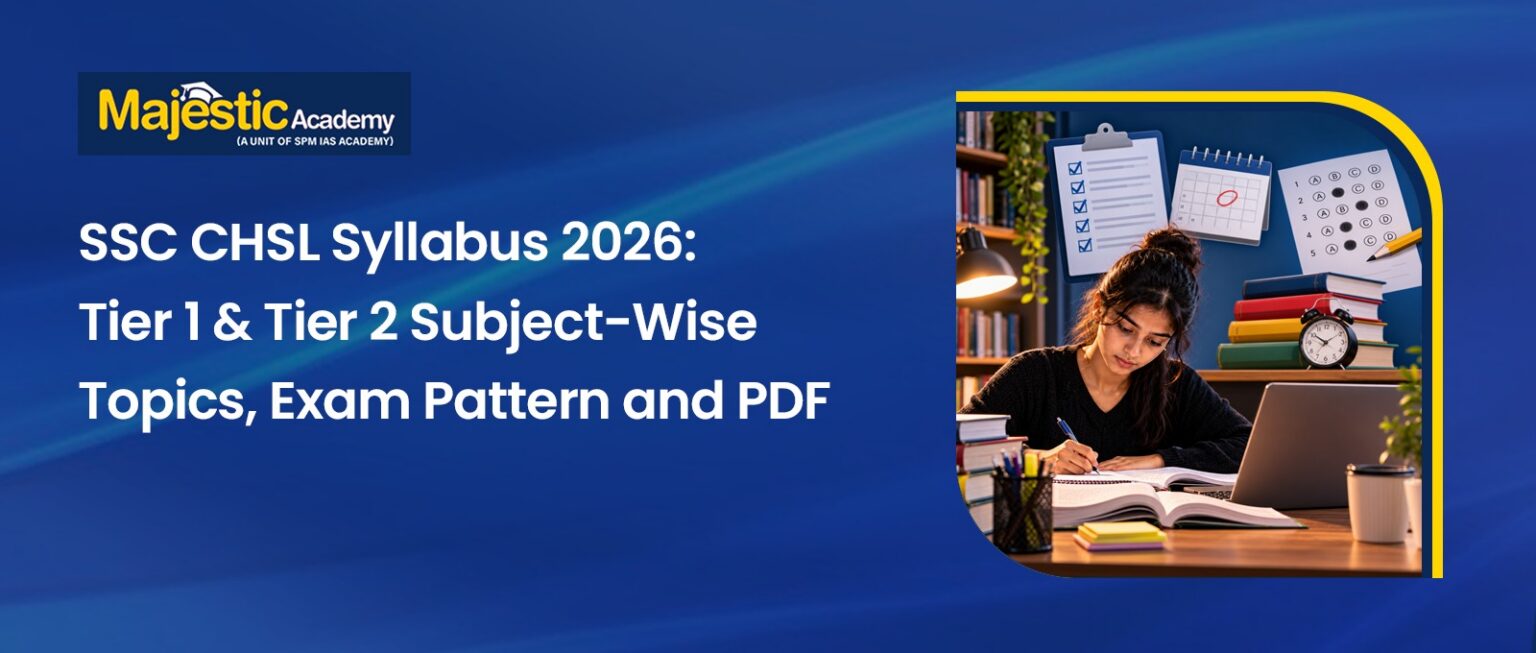 SSC CHSL Syllabus 2026 Tier 1 and 2 Topics, Pattern